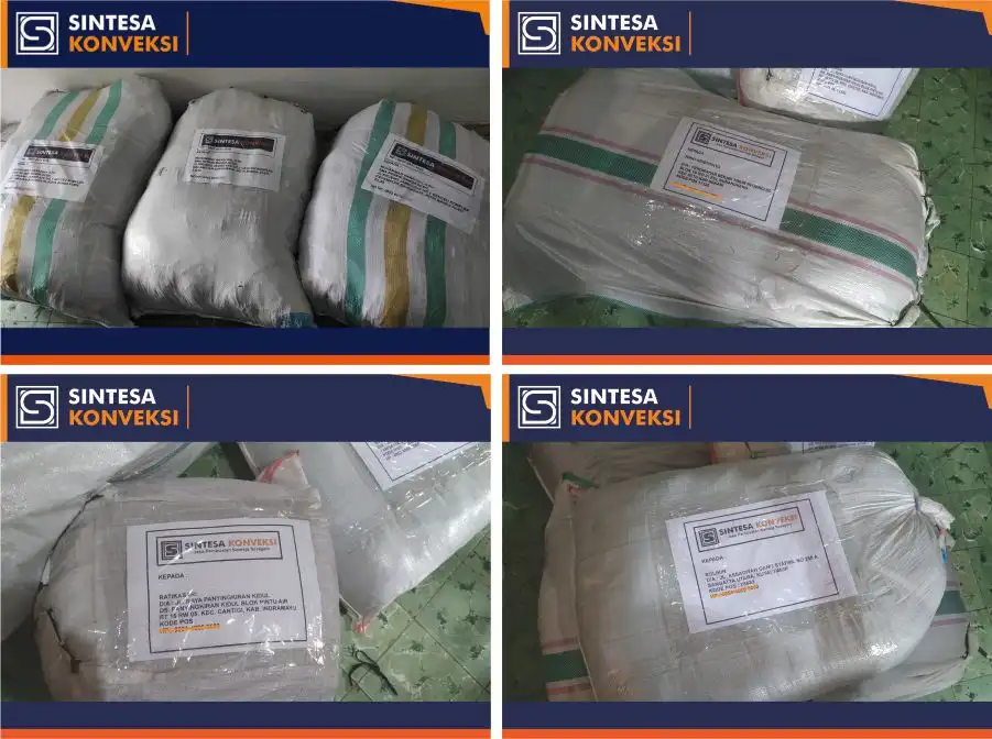 Portofolio pengiriman Sintesa Konveksi
