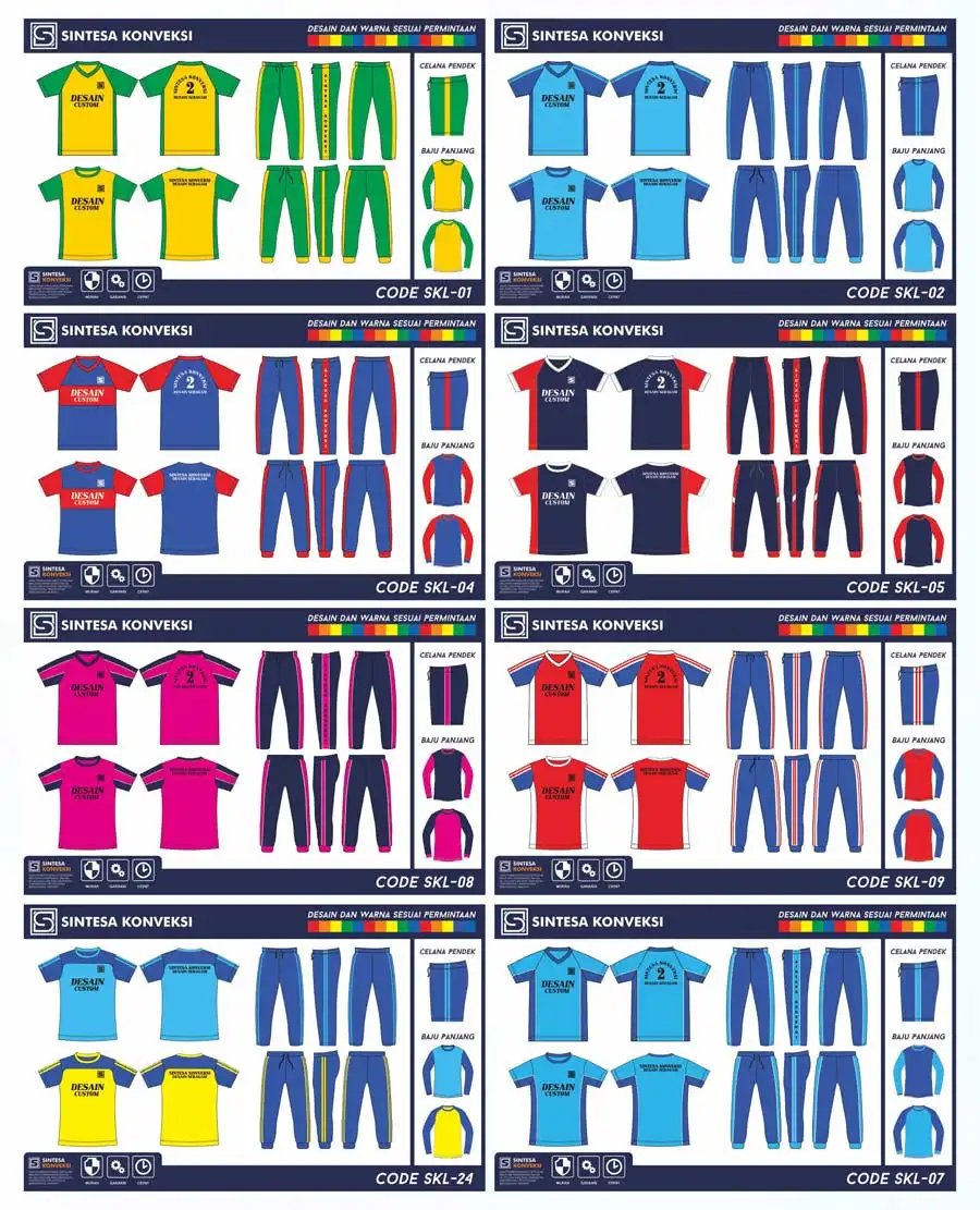 Desain Seragam Olahraga 