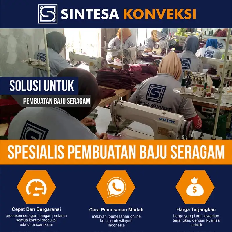 Produksi baju Sintesa Konveksi