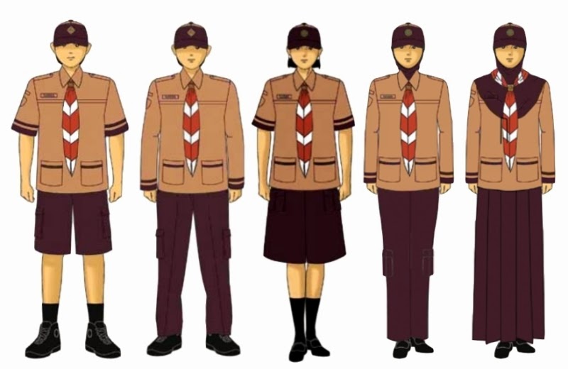 seragam Pramuka Sekolah Dasar