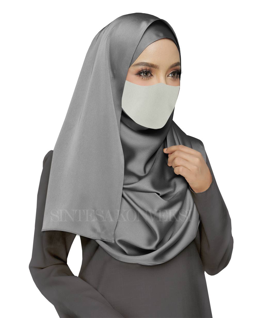 Baju Abu Abu Cocok dengan Jilbab Warna Apa