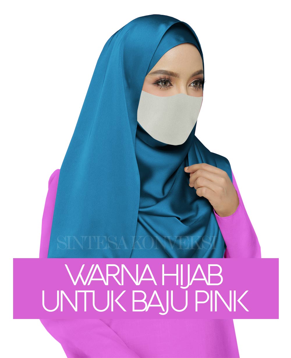 baju pink cocok dengan jilbab warna apa saja 